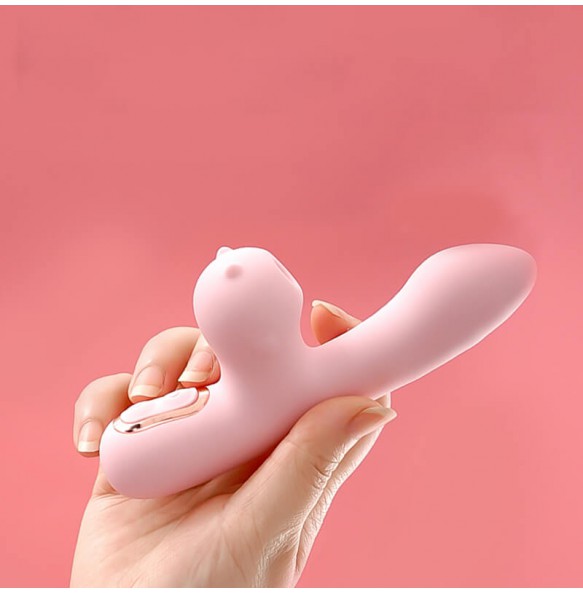 Japan GALAKU - Mirro Sucking Heating Vibrator (Chargeable - Pink)